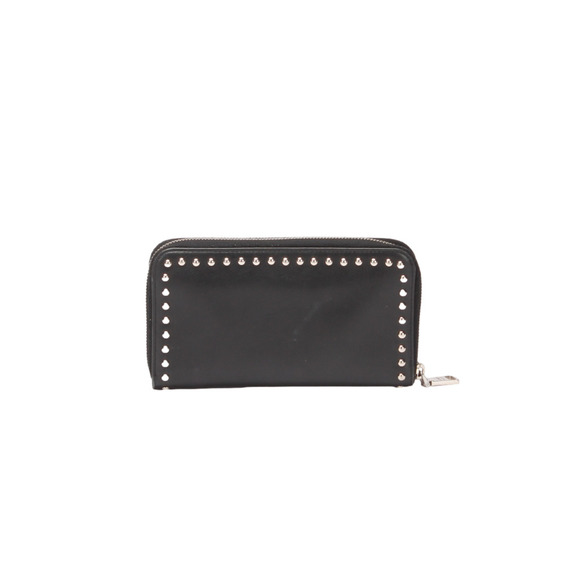 PRADA Studded Leather Zip Around Wallet - Picture 4 of 12